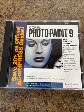 For PC Corel Photo-Paint 9 The Official Guide CD ROM Version.